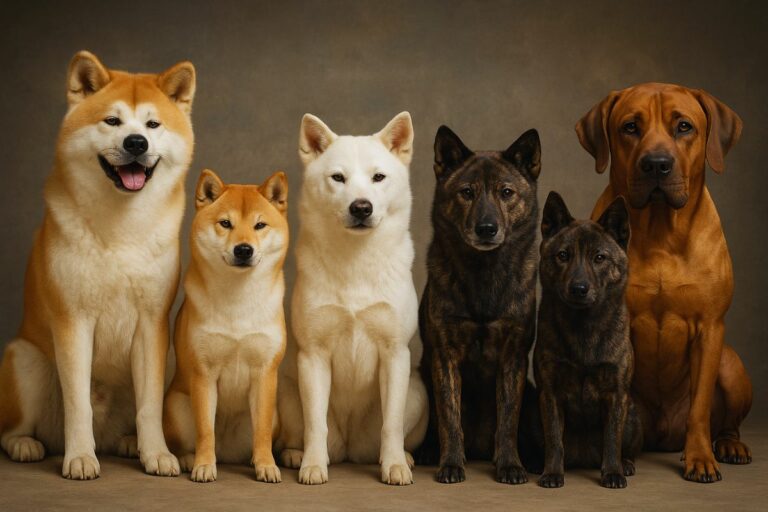 Cachorros de origem japonesa