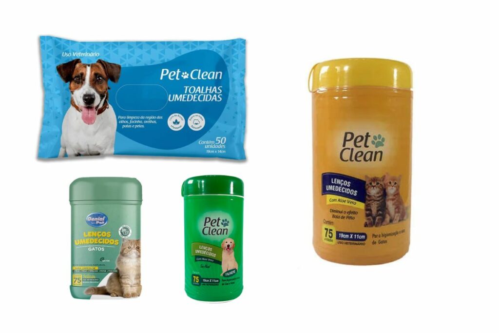 Lençol umedecido  para pet