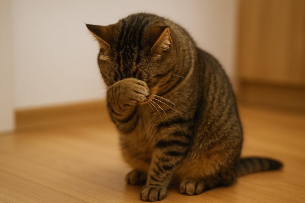 Gatos sentem vergonha